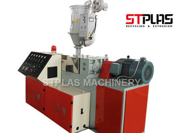 Bimetallic Single Screw Plastic Extruder For Making Pipe / Plants / Sheet / Granules