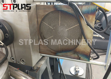 Two Stage Mother Baby Plastic Recycling Extruder Machine With Vented Degassing