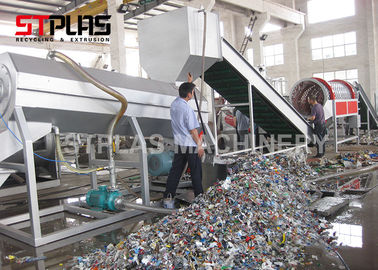 Praktyczna myjka do butelek PET / Recykling plastiku 1000 kg / h