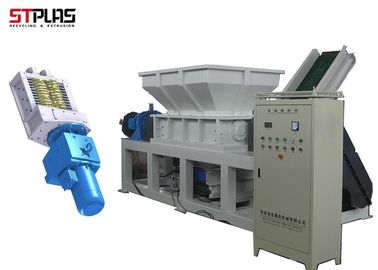 Twin-Shaft Plastic Shredder Machine Shredder for Plastic Recycling with D2 Blade