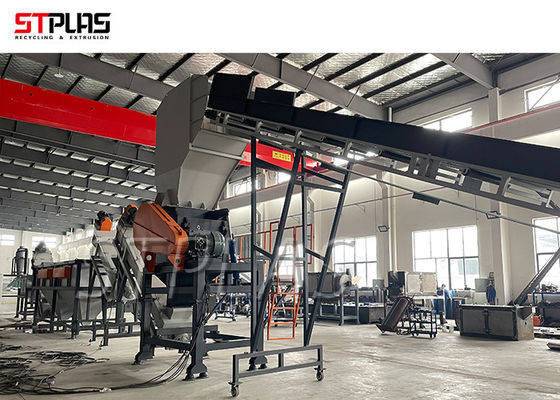 Linia myjąca HDPE SUS304 156kW 1000kg/H do bębnów/butelek/koszy/beczek