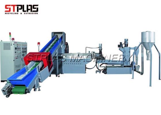 Single Screw Plastic Recycling Pellet Machine For PP PE PS PA PET Material