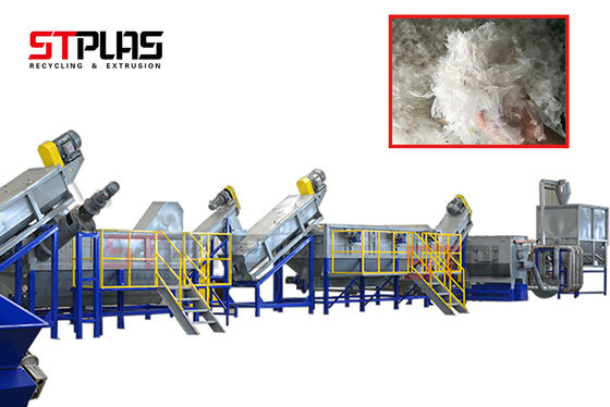 440v Plastikowa folia PP PE Linia do prania Recykling złomu Kruszenie Suszenie Produkcja