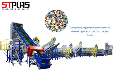 3000 kg / H Plastikowy sprzęt do recyklingu dla materiału PP PE, oszczędność energii