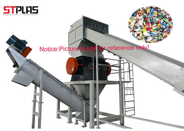 Półautomatyczna maszyna do recyklingu HDPE PP Plastikowy pojemnik do recyklingu pojemników